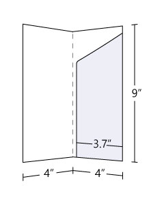 4x9 vertical Pocket Folders